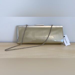 Calvin Klein Clutch Wallet Purse Camel Color 11" - NEW with Flaws, MSRP $118